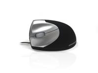mou-upright2left Ceratech MOU-UPRIGHT2LEFT 3 Button Wired Optical Mouse Black, Silver