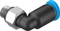 qsml-m5-4-100 Festo QSML Series Elbow Threaded Adaptor, M5 Male to For tubing outside diameter 4 mm, Threaded-to-Tube Connection