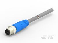 t4161120008-005 TE Connectivity Male 8 way M12 to 8 way Free End Sensor Actuator Cable, 5000 mm