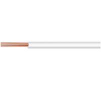 radox-155-075-mm2-white Huber+Suhner RADOX 155 Series White 0.75 Hook Up Wire, 18 AWG, 100m, Cross Linked Polyolefin Insulation, RADOX 155 0.75