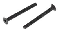 124-7190 RS PRO Black, Self-Colour Steel Hex Socket Countersunk Screw, DIN 7991, M3 x 30mm