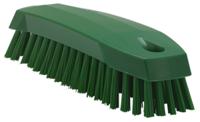 35872 Vikan Medium Bristle Green Scrubbing Brush, 20mm bristle length, Polyester bristle material