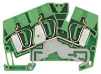 1771360000 Weidmuller  Z Series Green, Yellow, Single-Level, Clamp Termination