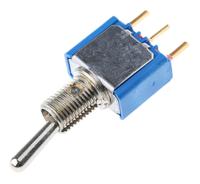 5236cdb APEM Toggle Switch, PCB Mount, On-On, SPST, PC Terminal Terminal, 20V ac/dc