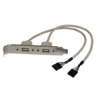 usbplate StarTech.com USB 2.0, Female 5 Pin IDC to Female USB A, 480Mbps