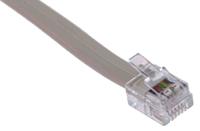 186-3155 RS PRO Single-Port RJ11 Female, RJ11 Male Extender, Cat3