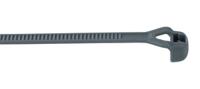 118-00089-v150r-pa66hs-na HellermannTyton Cable Tie, Releasable, 150mm x 3.3 mm, White Polyamide 6.6 (PA66), Pk-100