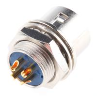hr10-7r-4p73 Hirose Circular Connector, 4 Contacts, Panel, Miniature Connector, Socket, Male, HR10 Series