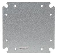 758-7157 RS PRO Steel Mounting Plate, 148mm H, 148mm L for Use with 200 x 200 Enclosure