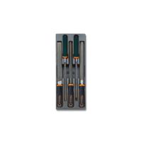 t236 BETA 200mm, Second Cut, Flat File Handle With Soft-Grip Handle