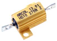 hs10-270r-j Arcol, 270Ω 10W Wire Wound Chassis Mount Resistor HS10 270R J ±5%