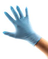 92670070 Ansell 92-670 Blue Powder-Free Nitrile Disposable Gloves, Size S, 100 per Pack