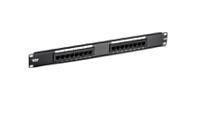 tc-p16c6 Trendnet TC Series Cat6 16 Port RJ45 Patch Panel Unshielded 44mm Black
