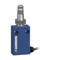 xcmh21f2l2 Telemecanique Sensors XCMH Series Roller Plunger Limit Switch, 1NO/1NC, IP66, IP67, 2P, Plastic Housing