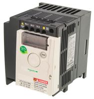 atv12hu15m3 Schneider Electric Inverter Drive, 1.5 kW, 3 Phase, 230 V ac, 9.3 A, ATV 12 Series