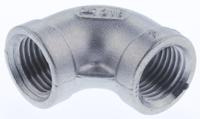 499-2852 RS PRO Stainless Steel Pipe Fitting, 90° Elbow, Female G 1/4in x Female G 1/4in