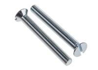 908-7447 RS PRO Slot M6 Countersunk Steel Machine Screws DIN 963 x 50.0mm