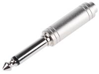 392-659 RS PRO AV Adapter, Female 1/4 in Stereo to Male 1/4 in Mono