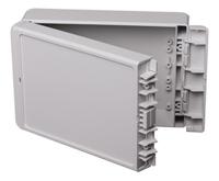 96034225-b-181306-abs-7035 Bopla Bocube Series Light Grey ABS Enclosure, IP66, IP68, Light Grey Lid, 191 x 125 x 60mm