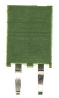 215297-2 TE Connectivity AMPMODU HV100 Series Straight Through Hole Mount PCB Socket, 2-Contact, 1-Row, 2.54mm Pitch, Solder