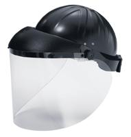 9708514 uvex Clear Plastic Visor Helmet with Face, Head Guard , Resistant To Impact