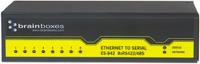 es-842 Brainboxes Serial Device Server, 1 Ethernet Port, 8 Serial Port, RS422, RS485 Interface, 1Mbit/s Baud Rate