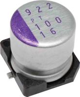 2r5svpt560m Panasonic 560μF Surface Mount Polymer Capacitor, 2.5V dc