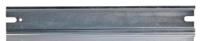 248-1137 RS PRO Steel Unperforated DIN Rail, Top Hat Compatible, 255mm x 35mm