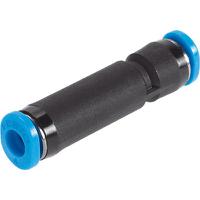 qsmk-14t-u Festo QSMK Series Push-in Fitting, 1/4 in to 1/4 in, Tube-to-Tube Connection Style, 190595
