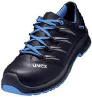 6934237 uvex 69342 Unisex Black, Blue Stainless Steel Toe Capped Safety Shoes, UK 4, EU 37