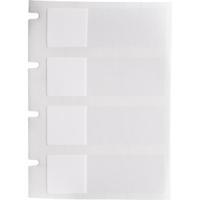 m6-29-417 Brady B-417 White, Transparent Label, 12.70mm Width, 12.70mm Height, 500 Qty