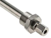 338-9508 RS PRO 1/2 BSP Thermowell for Use with Temperature Probe, 6mm Probe, RoHS Standard