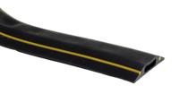 26101116 RS PRO 3m Black/Yellow Cable Cover in Rubber, 30mm Inside dia.
