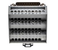 2315133 Phoenix Contact VIP-3/SC/D25SUB/M Series 25-Contact Male Interface Module, D-sub Connector, DIN Rail Mount, 2A