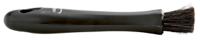 631559 Vikan Soft Bristle Black Scrubbing Brush, 24mm bristle length, Natural Hair bristle material