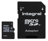 inmsdh16g10-90uni Integral Memory 16 GB MicroSDHC Micro SD Card, Class 10, UHS-1 U1