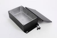 1590jfbk Hammond 1590 Series Die Cast Aluminium Enclosure, IP54, Flanged, 146 x 146 x 50mm