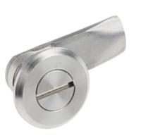 729-3189 RS PRO Stainless Steel Slotted Head Lock, 18mm Panel-to-Tongue, 20.2 x 22.2mm Cutout, Slotted Head Unlock