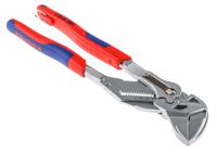 86-05-250-t Knipex Plier Wrench, 250 mm Overall, Angled, Bent, Flat, Straight Tip, 52mm Jaw