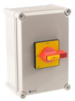 466-299 RS PRO 6P Pole DIN Rail Isolator Switch - 40A Maximum Current, 15kW Power Rating, IP65