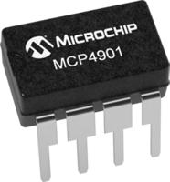 mcp4901-esn Microchip, DAC 8 bit- ±1%FSR, 8-Pin SOIC