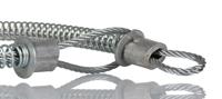 362-7709 RS PRO 540mm Long Galvanised Steel Hose Whipcheck, 1/2in Hose Size Compatibility