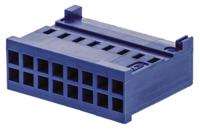 281839-8 TE Connectivity, AMPMODU HE13/HE14 Female Connector Housing, 2.54mm Pitch, 16 Way, 2 Row