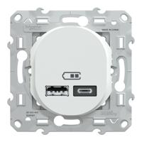 s320401 Schneider Electric White, 1 Gang, Ovalis C Series