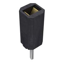 ssa-106-w-t Samtec SSA Series Straight Through Hole Mount PCB Socket, 6-Contact, 1-Row, 2.54mm Pitch, Through Hole Termination