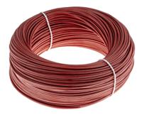 51104 Lapp ÖLFLEX HEAT Series Red 1.5 mm² Hook Up Wire, 15 AWG, 19/0.25 mm, 100m, Silicone Insulation,