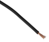 285-7662 RS PRO Black 0.1mm² Hook Up Wire, 27 AWG, 26/0.07 mm, 100m, PVC Insulation