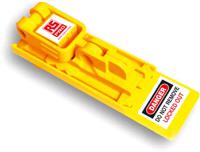 221-5275 RS PRO Yellow 1-Lock ABS Fuse Lockout, 7.5mm Shackle, 7.5mm Attachment