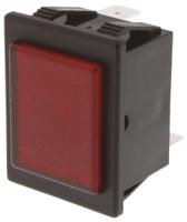 c0480alnab Arcolectric (Bulgin) Ltd 0480 Series Red Neon Panel Mount Indicator, 250V, 30 x 22.1mm Mounting Hole Size, Solder Tab