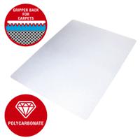 625-825 RS PRO White Polycarbonate Desk Chair, 115kg Weight Capacity